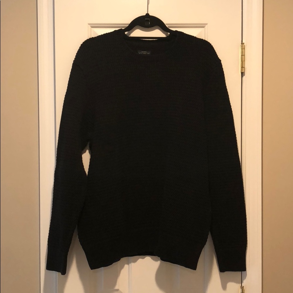 ALLSAINTS black sweater MENS SIZE XXL